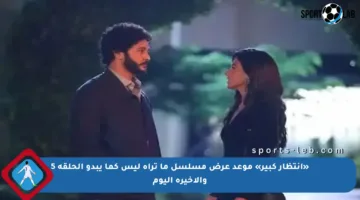 «انتظار كبير» موعد عرض مسلسل ما تراه ليس كما يبدو الحلقة 5 والأخيرة اليوم